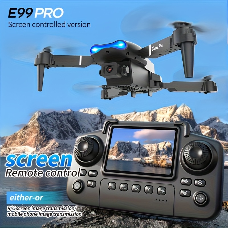 Rc Helicopter Case - Drone pliable E99 PRO MAX amélioré