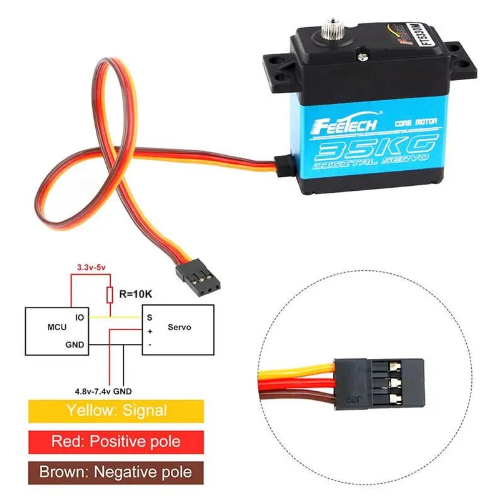 Servomoteur numérique FEETECH  - Rc Helicopter Servo avis et prix