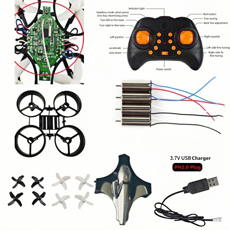 Kit complet de drone DIY 2.4G  - Rc Helicopter Tool Kit avis et prix
