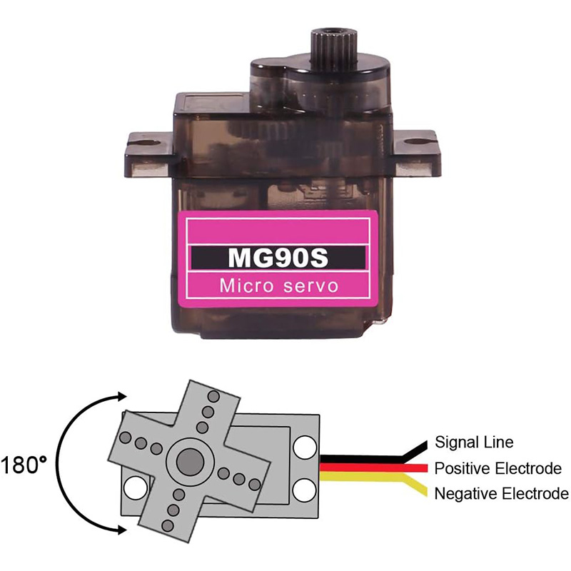 Servomoteur MG90S 5/10/20/40 p - Rc Helicopter Servo avis et prix